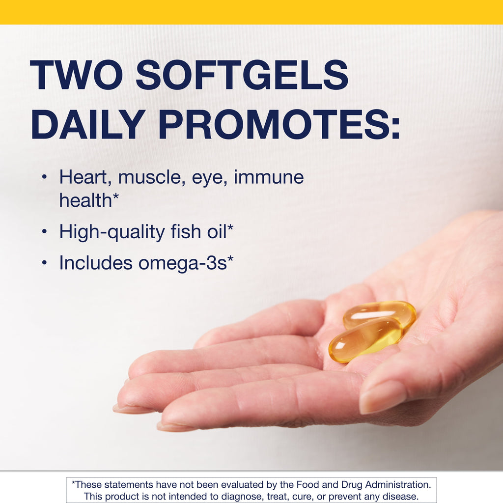 Omegagenics Fish Oil EPA-DHA 720 Mg - Omega-3 Fish Oil Supplement - High Potency - for Heart Health, Musculoskeletal Health & Immune System Health* - with DHA & EPA - 120 Softgels