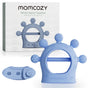 Momcozy Baby Teether Toys Baby Teething Toys|Infant Teether|Baby Teething Relief Food Grade Silicone Teether Baby Toys Baby Teether 0-6 Months|Teething Toy 6-12 Months|Baby Essential