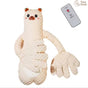 Infant Exhaust Pillow Hand Remote Controlled Soothing for Baby Sleep Cartoon Plush Toddler Comforting Hand
