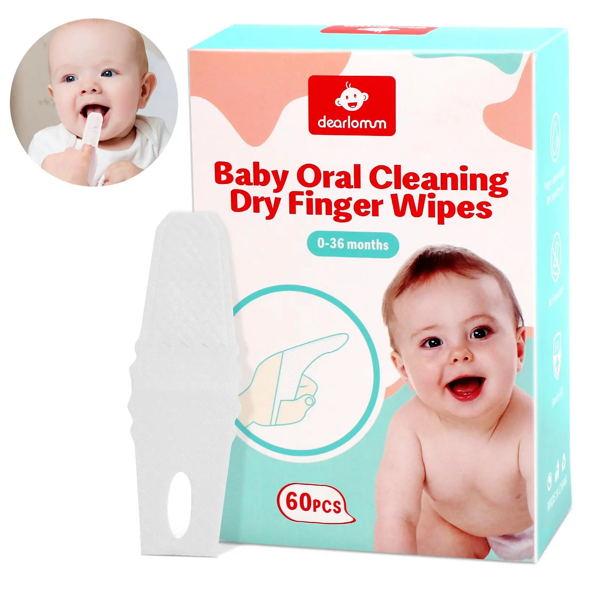 Baby Finger Toothbrush for Training Teething, Newborns Toddler Silicone Baby Toothbrush,Baby Oral Cleaner Massager,2Pcs Tiktokshopspringglowup