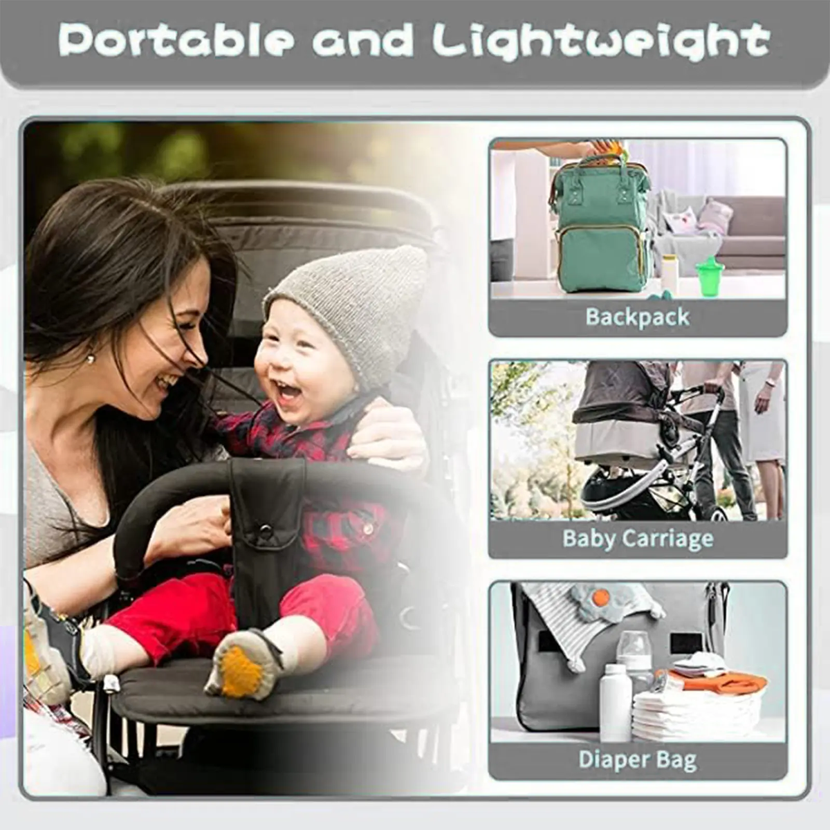 Baby Healthcare and Grooming Kit for Newborn Kids, 24PCS Upgraded Safety Baby Care Kit, Newborn Nursery Health Care Set, Baby Care Product (Grey White)