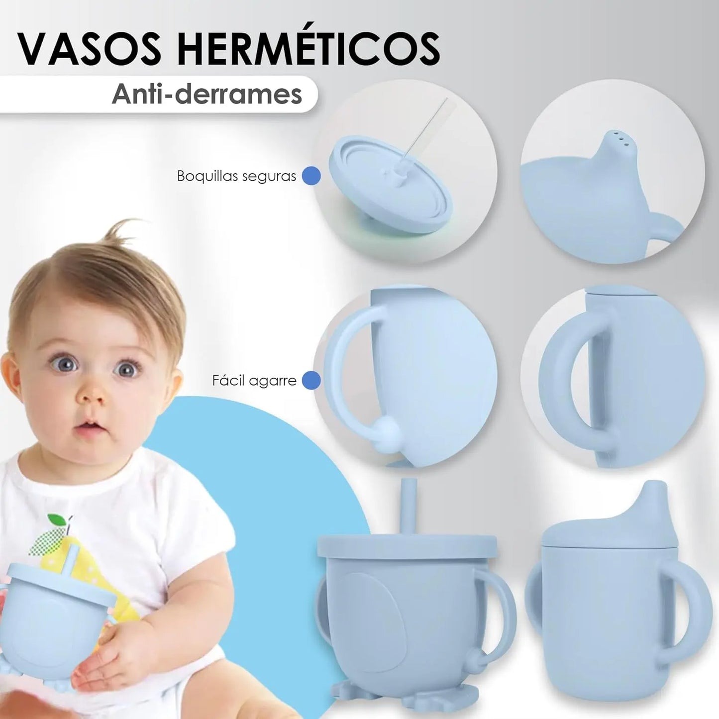 Silicone Baby Feeding Set, BPA Free Baby Feeding Essentials, Baby Suction Bowl, Plates, Bib, Spoons Set, Baby Led Weaning Supplies to Develop Self-Feeding Skills(Green, No Lid)