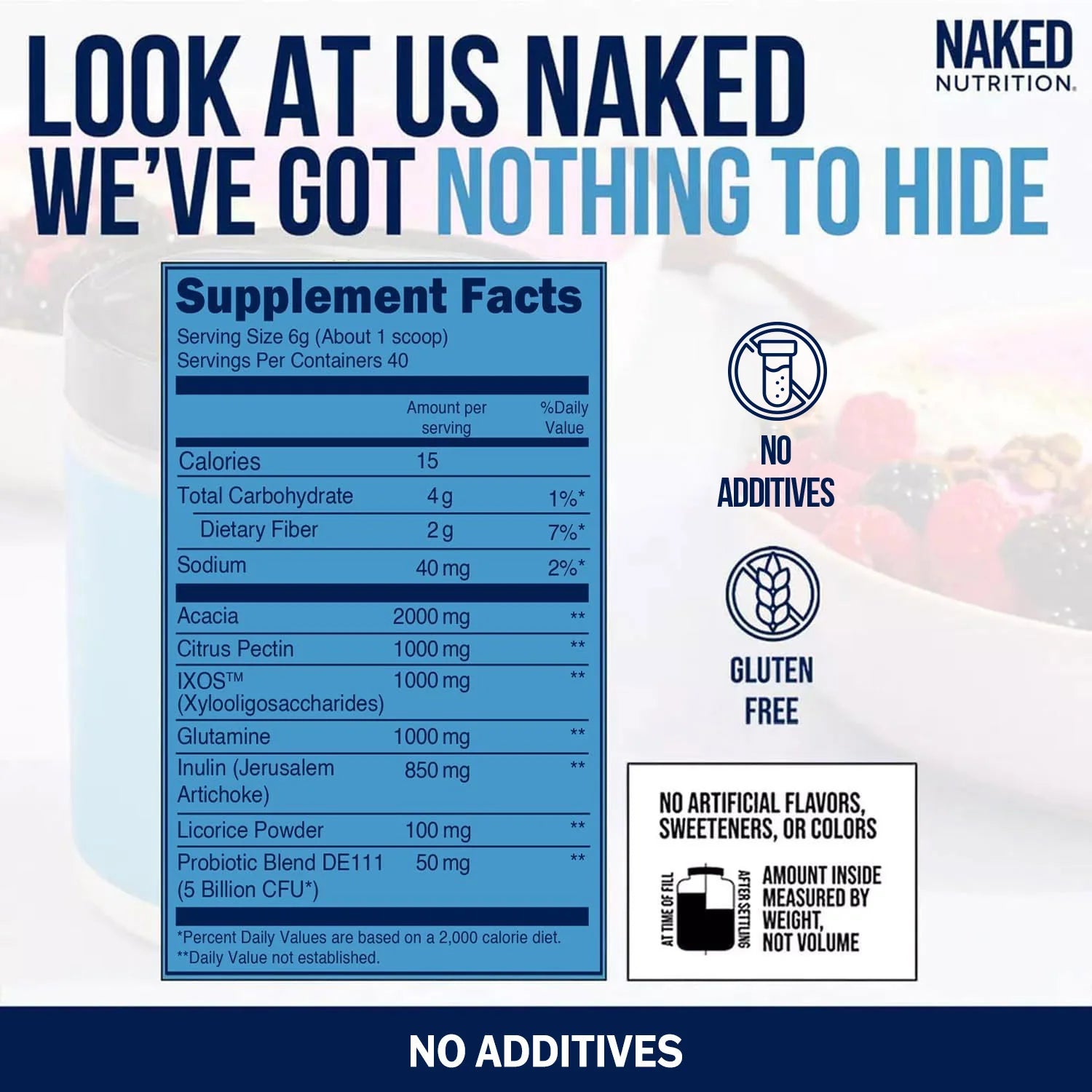 Gut Health Supplement | Naked Gut - 40 Servings