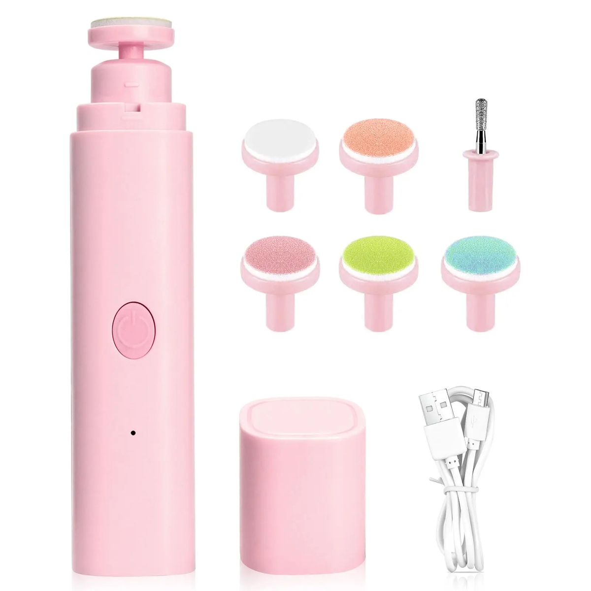 Baby Nail Trimmer Electric and Baby Grooming Kit,Baby Nail Clippers, 6 in 1 Baby Nail File,Nail File Baby Grooming Kit Manicure Set for Toddler or Adults,Blue