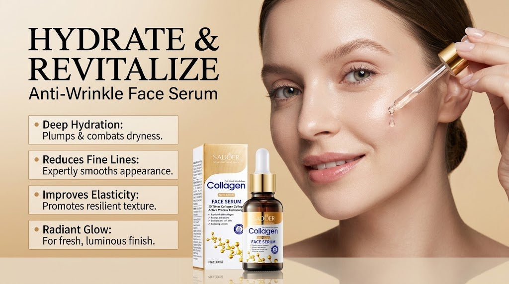 Hydrate and Revitalize: Anti-Wrinkle Face Serum