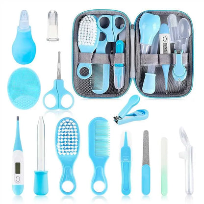 Baby Nail Trimmer Electric and Baby Grooming Kit,Baby Nail Clippers, 6 in 1 Baby Nail File,Nail File Baby Grooming Kit Manicure Set for Toddler or Adults,Blue