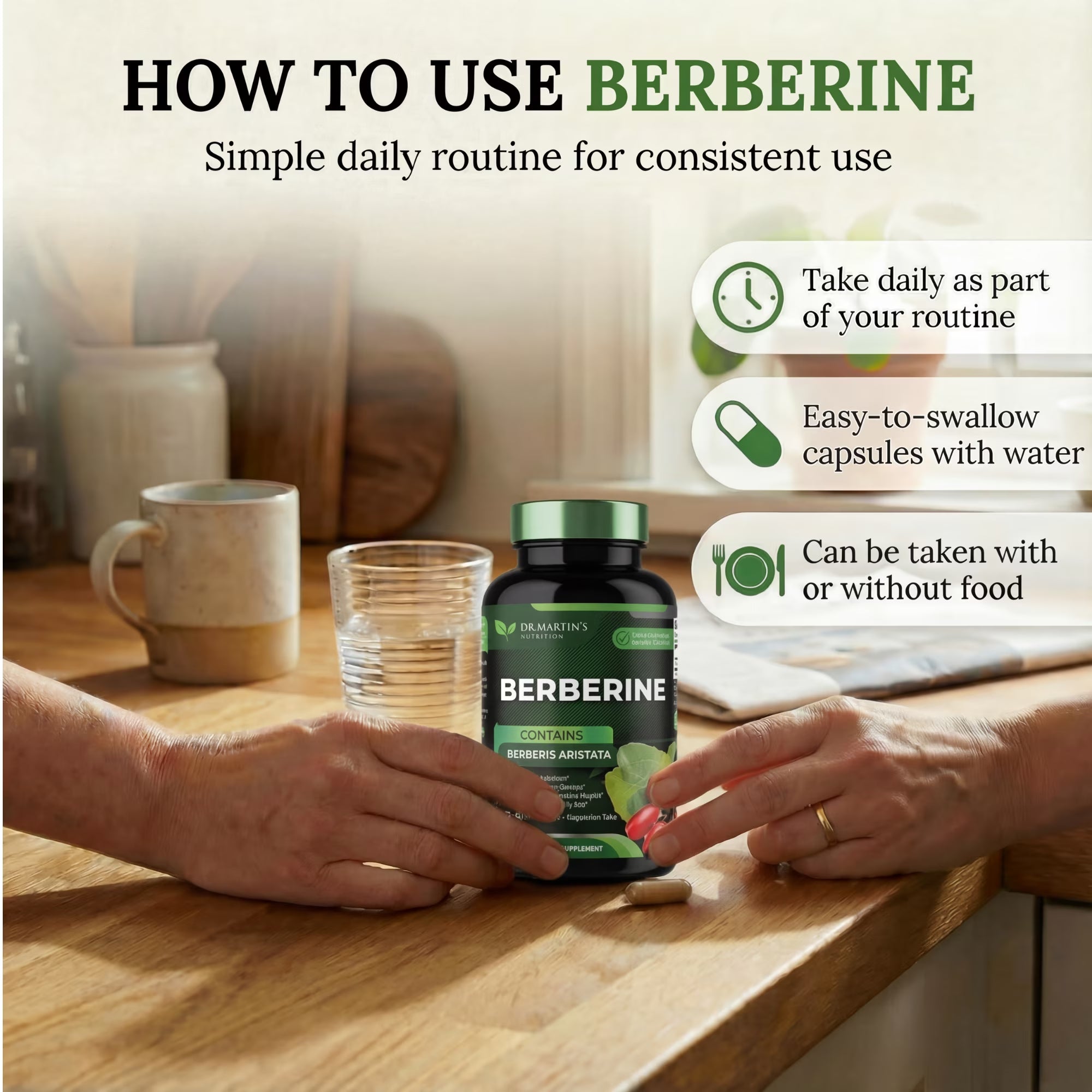 Blood Sugar Support | 1200Mg Berberine Supplement | for Glucose Metabolism, Gut & Liver Health | Weight Management, Immune System & Cardiovascular Health 120 Capsules