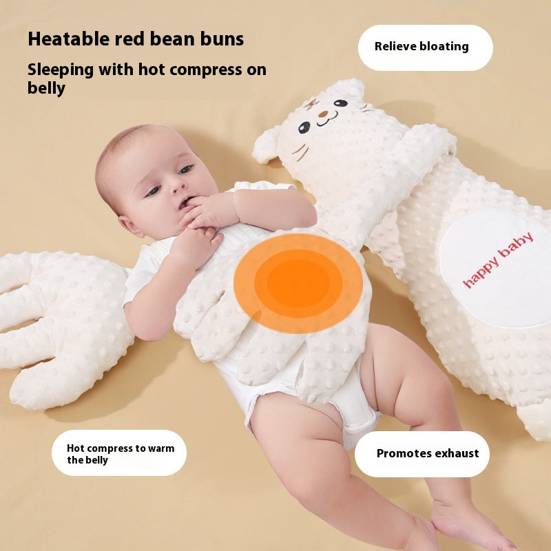Infant Exhaust Pillow Hand Remote Controlled Soothing for Baby Sleep Cartoon Plush Toddler Comforting Hand