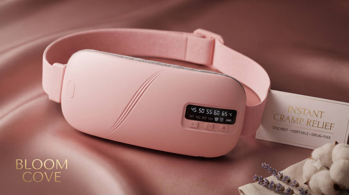The Bloom™ | Wearable Heat & Massage Belt for Period Pain Relief